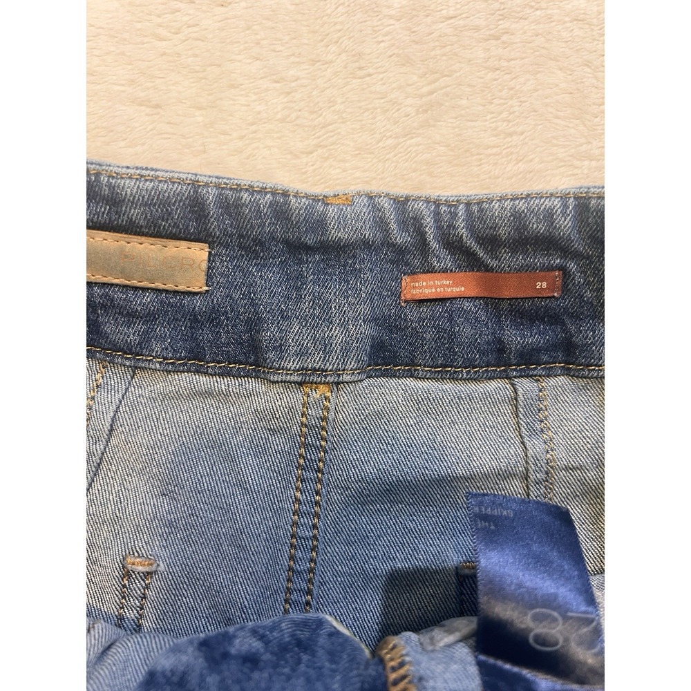Anthropologie Pilcro The Sipper High-Rise Wide-Leg Cropped Jeans, 28 Collete - Picture 4 of 8